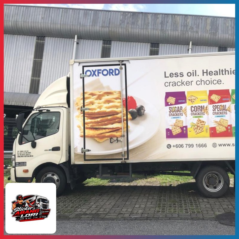 Bold food cart wrap branding